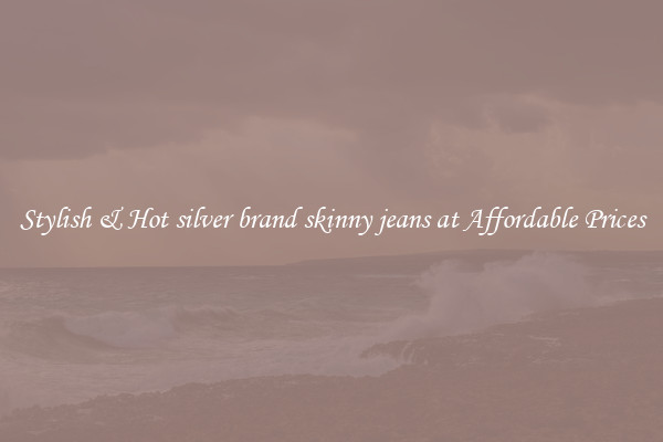 Stylish & Hot silver brand skinny jeans at Affordable Prices
