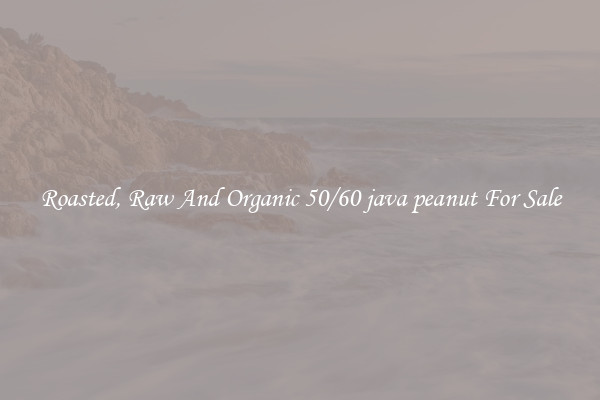 Roasted, Raw And Organic 50/60 java peanut For Sale
