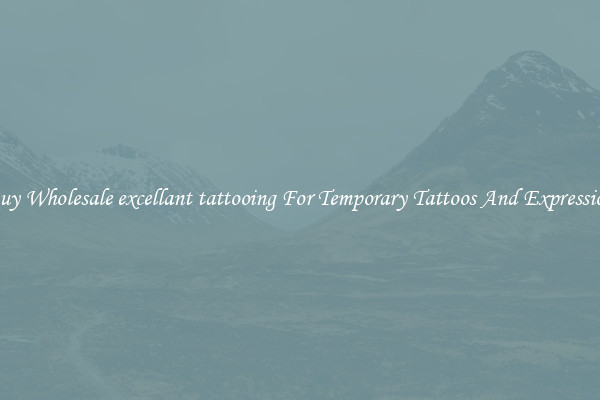Buy Wholesale excellant tattooing For Temporary Tattoos And Expression