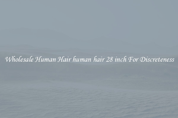 Wholesale Human Hair human hair 28 inch For Discreteness