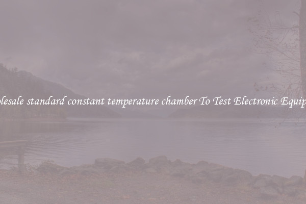 Wholesale standard constant temperature chamber To Test Electronic Equipment