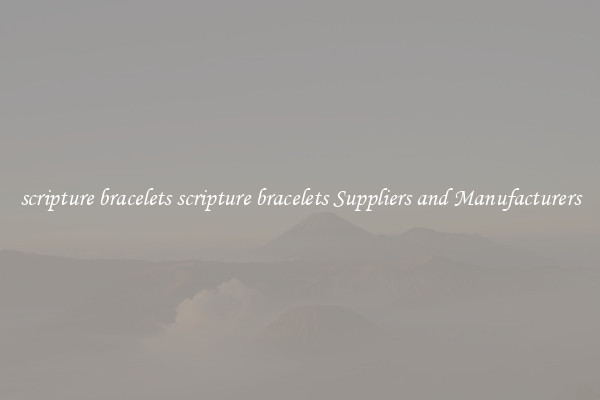 scripture bracelets scripture bracelets Suppliers and Manufacturers