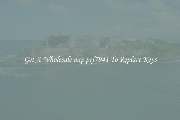 Get A Wholesale nxp pcf7941 To Replace Keys