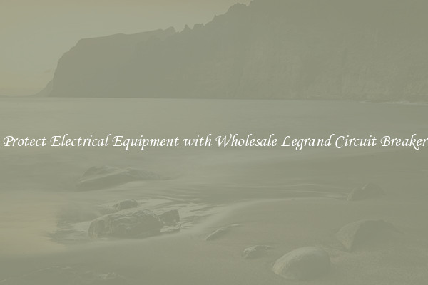 Protect Electrical Equipment with Wholesale Legrand Circuit Breaker