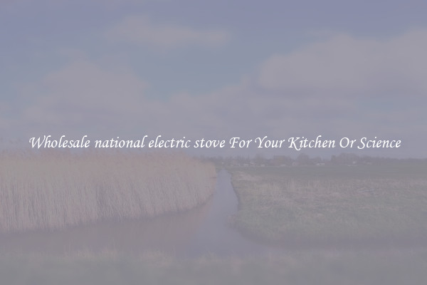 Wholesale national electric stove For Your Kitchen Or Science