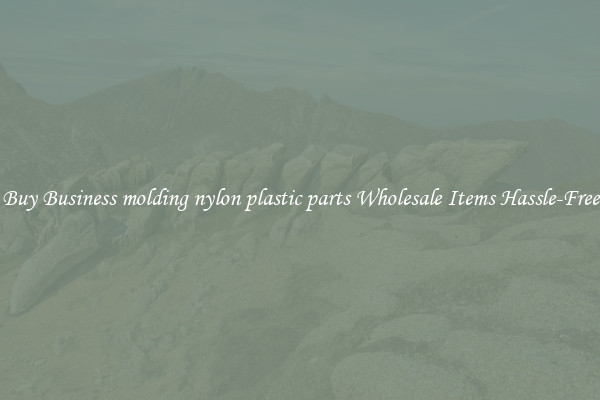 Buy Business molding nylon plastic parts Wholesale Items Hassle-Free