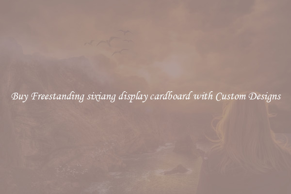 Buy Freestanding sixiang display cardboard with Custom Designs